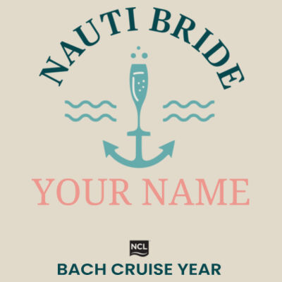 Nauti Bride Tote Bag Design
