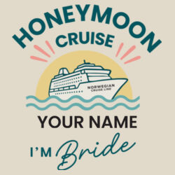 Honeymoon Bride Tote Bag Design
