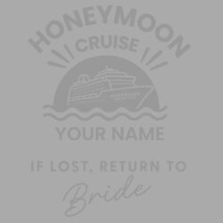 Honeymoon Groom 14oz Mug Design
