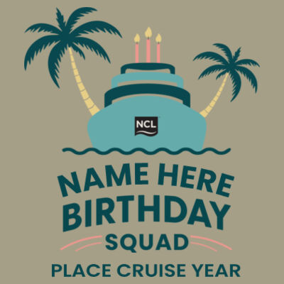 Birthday Squad Carryall Bag Design