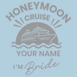 Honeymoon Bride 25oz Cup Design
