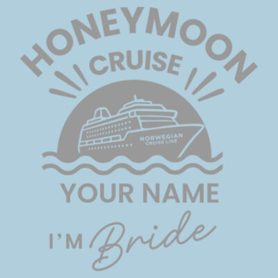 Honeymoon Bride 25oz Cup Design