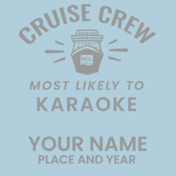 Most Likely To Karaoke 25oz Cup Design