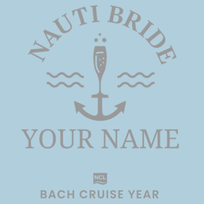 Nauti Bride 25oz Cup Design