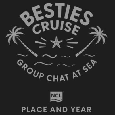 Besties Cruise 40oz Tumbler Design