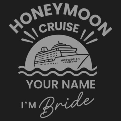 Honeymoon Bride 40oz Tumbler Design