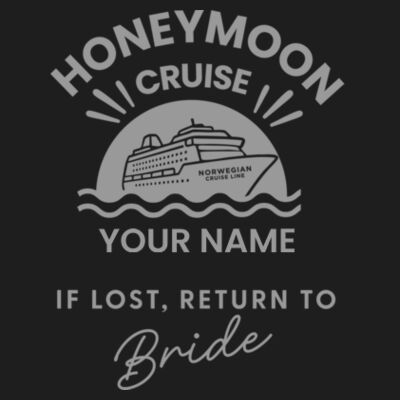 Honeymoon Groom 40oz Tumbler Design