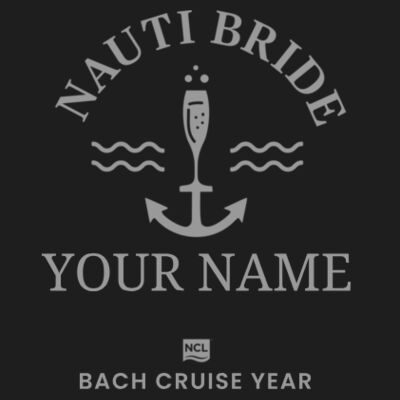 Nauti Bride 40oz Tumbler Design