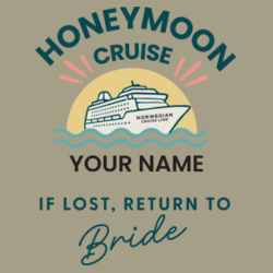 Honeymoon Groom Carryall Bag Design
