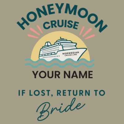 Honeymoon Groom Carryall Bag Design