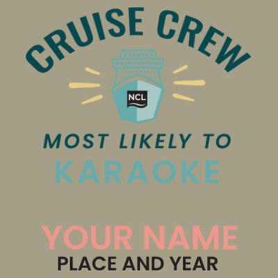 Most Likely To Karaoke Crossbody Bag Design