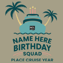 Birthday Squad Sling Bag Design