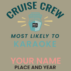 Most Likely To Karaoke Sling Bag Design