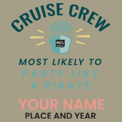 Most Likely To Party Like A Pirate Sling Bag Design