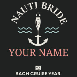 Nauti Bride Performance Tee Design
