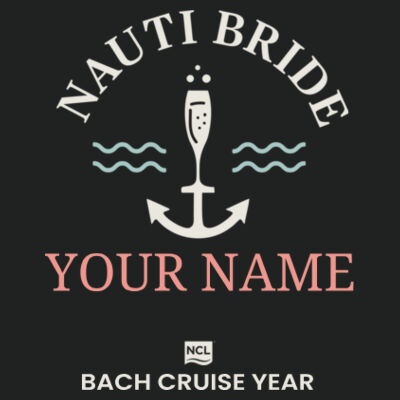Nauti Bride Performance Tee Design