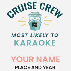 Most Likely To Karaoke Cap Design