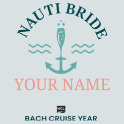 Nauti Bride Performance Tee Design