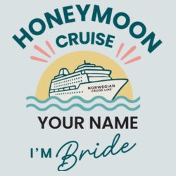 Honeymoon Bride Performance Tee Design