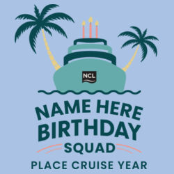 Birthday Squad UV Long Sleeve Design
