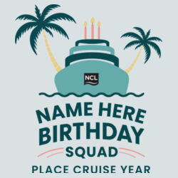 Birthday Squad UV Long Sleeve Design