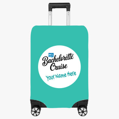 Custom Bachelorette Cruise Suitcase Cover Thumbnail