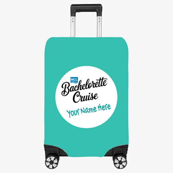 Custom Bachelorette Cruise Suitcase Cover Thumbnail