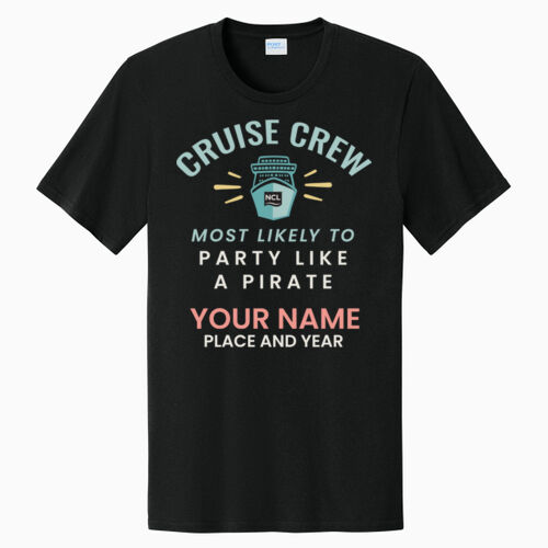 Most Likely To Party Like A Pirate T-Shirt Thumbnail