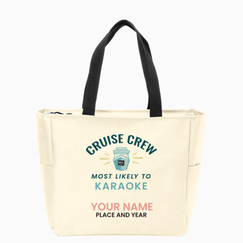 Most Likely To Karaoke Zip Bag Thumbnail