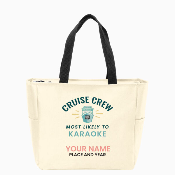 Most Likely To Karaoke Zip Bag Thumbnail