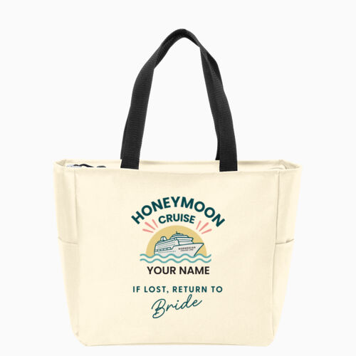 Honeymoon Groom Zip Bag Thumbnail