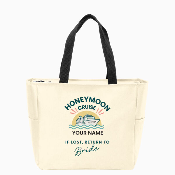Honeymoon Groom Zip Bag Thumbnail