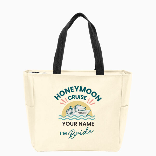 Honeymoon Bride Zip Bag Thumbnail