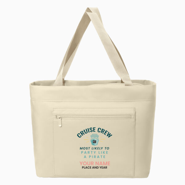 Most Likely To Party Like A Pirate Carryall Bag Thumbnail