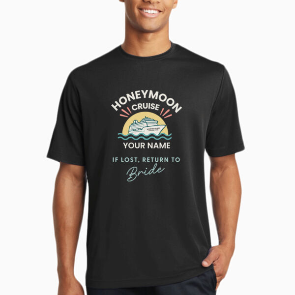 Honeymoon Groom Performance Tee Thumbnail