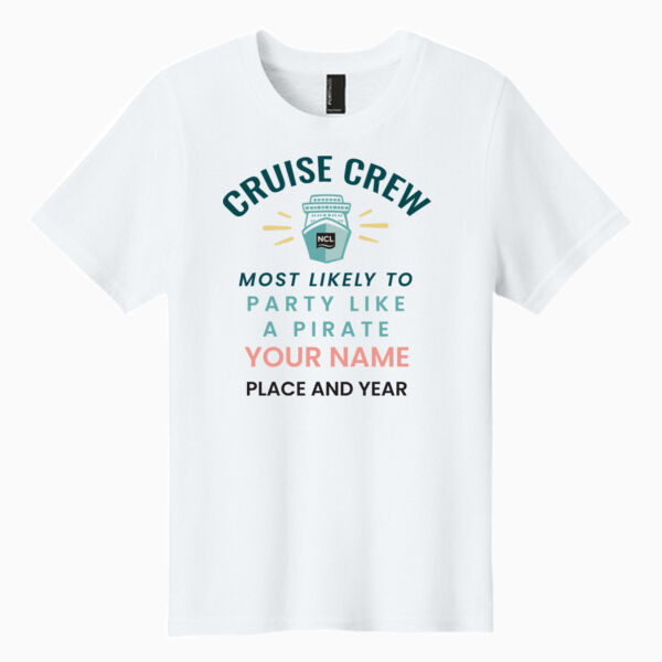 Most Likely To Party Like A Pirate Youth T-Shirt Thumbnail